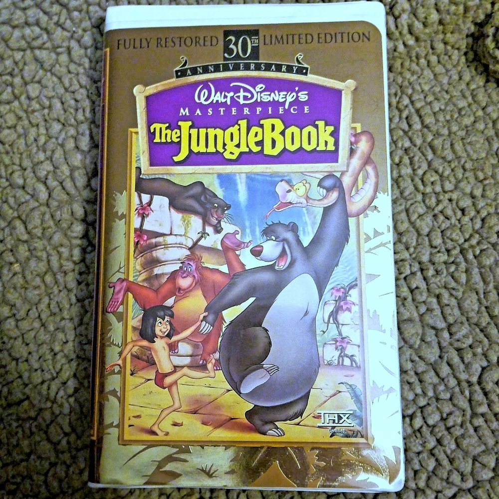 The Jungle Book (1997 VHS) Walt Disney Masterpiece